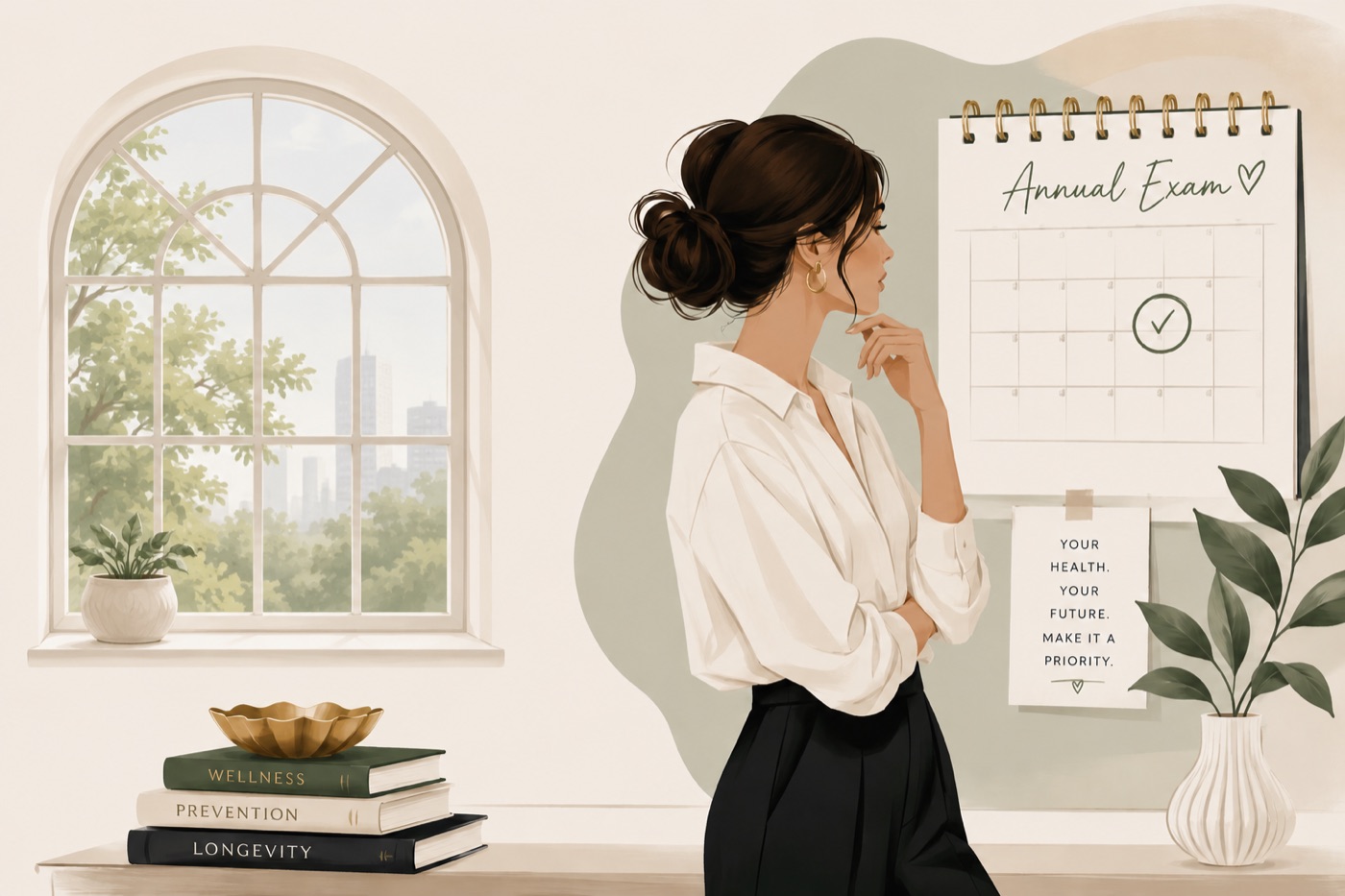 Annual exam illustration